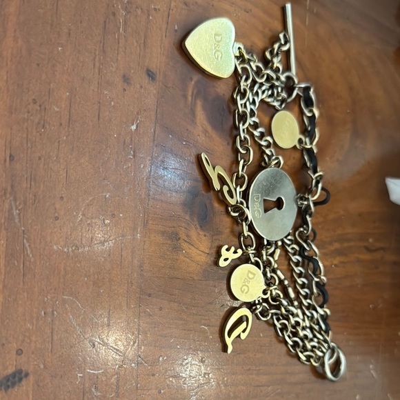 D&G Gold Charm Bracelet - Picture 5 of 7